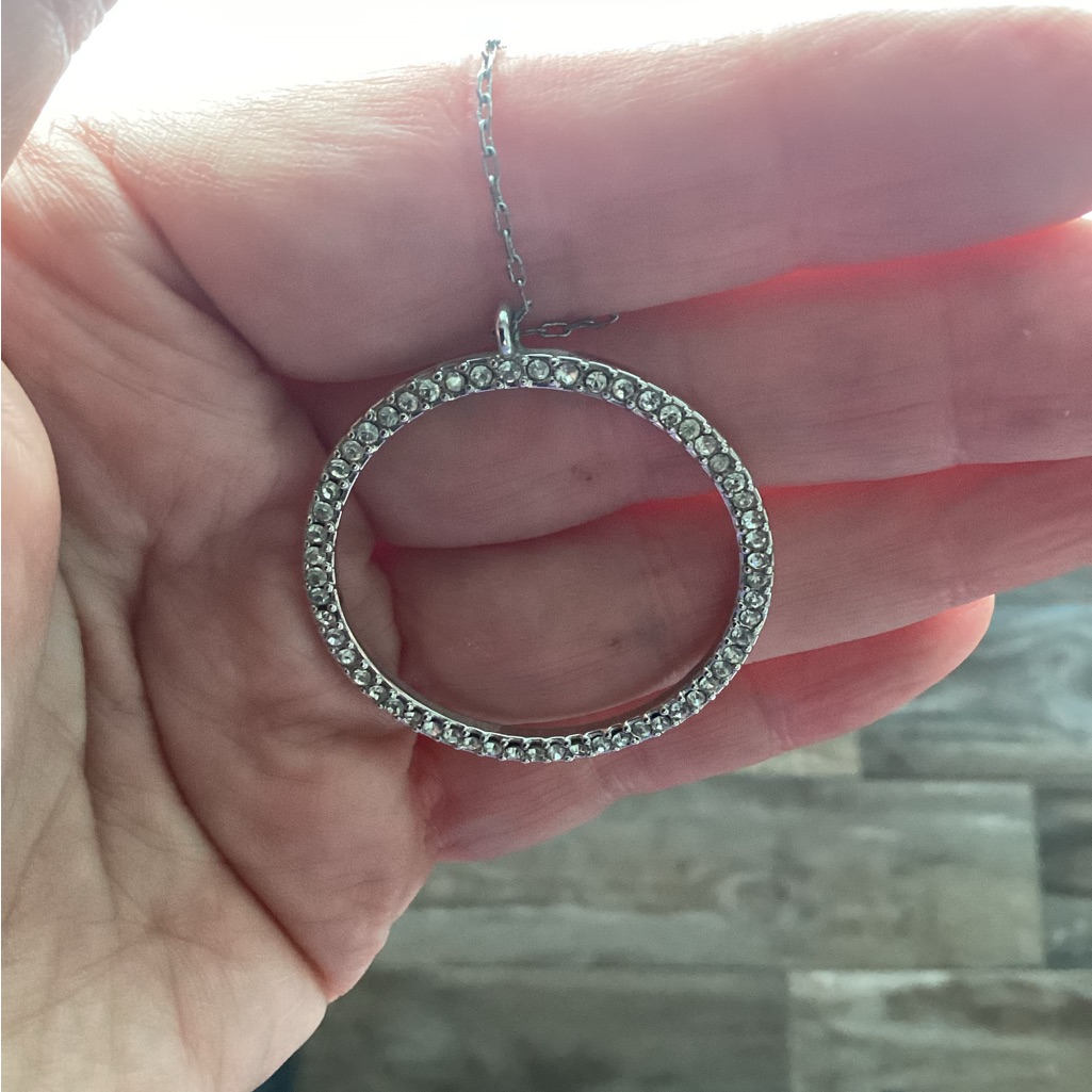 Circle Of Life Rhinestone Necklace 6$